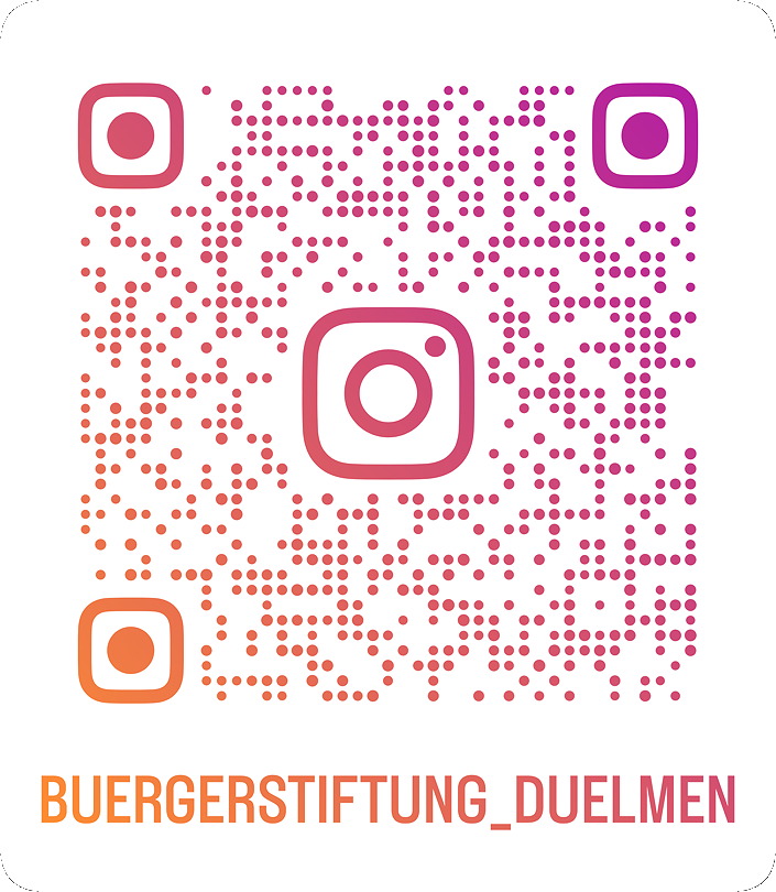 QR-Code zum Instagram-Account der Bürgerstiftung Dülmen